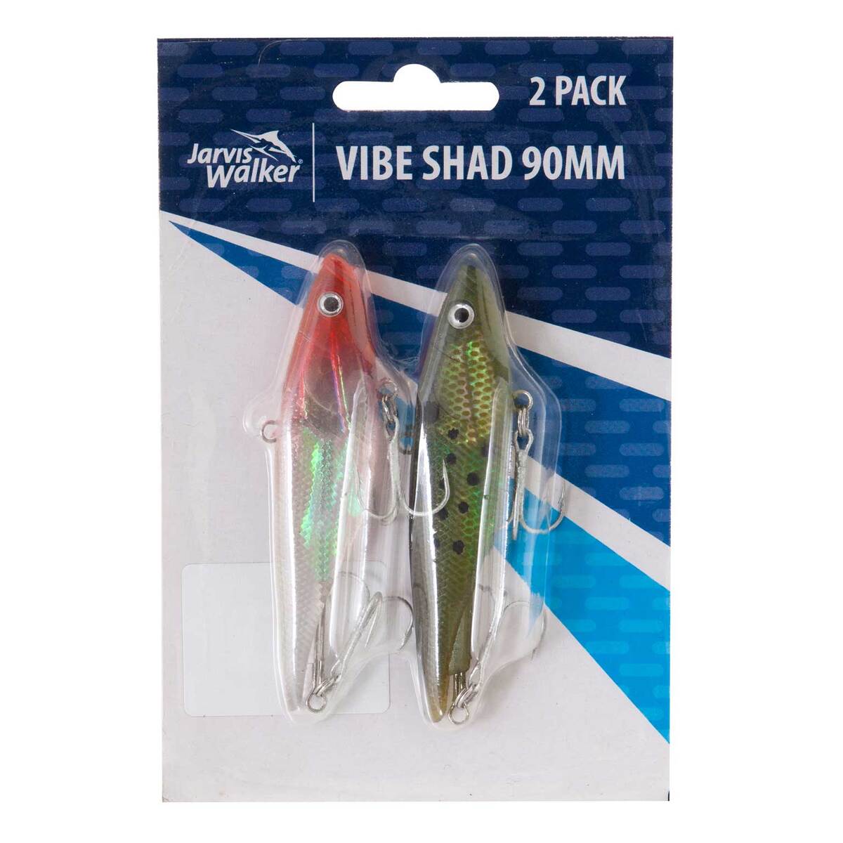 Soft Vibe Shad - Red Head And Golden Bunker - 90mm - PK/6