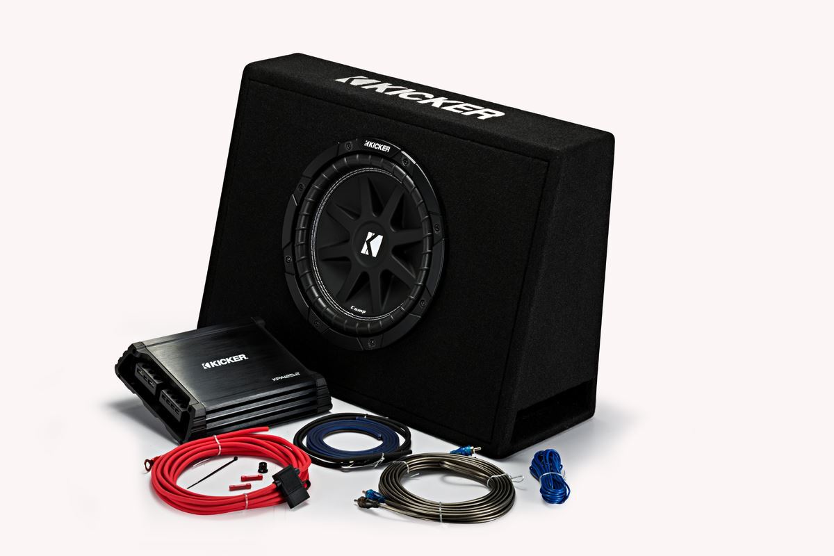 Kicker 44KKP210 – 10″ Slim Enclosure Amp Wiring Kit Outback Equipment