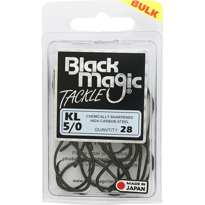 Black Magic KL #5/0 Hook Large Bulk Pack (28)