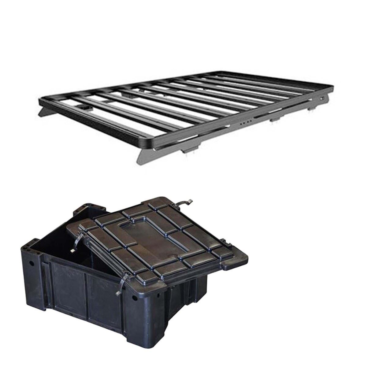 alloy roof rack prado 150