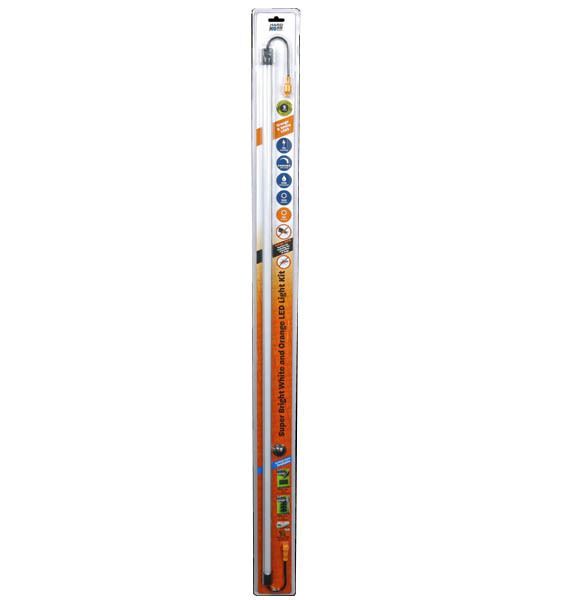 Hard Korr 25cm Orange & White LED Light Bar with Diffuser