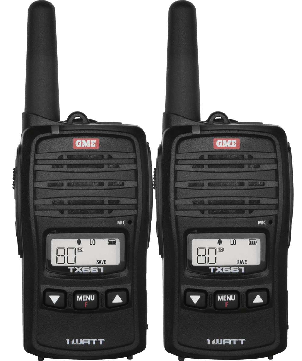 Watt Uhf Cb Handheld Radio Twin Pack GME