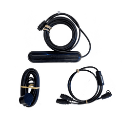 Lowrance ActiveImaging 2-IN-1 Transducer with 83/200 in-hull puck (Depth only) and 9 Pin Y cable.