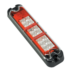 Model 281 - 12V Led Signal Light - Red, Amber & White (Stop, Tail, Turn Signal & Reverse)