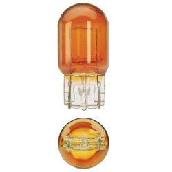 Narva 12V 21W W3 X 16D WY21W Amber Wedge Globes (Blister Pack Of 2)