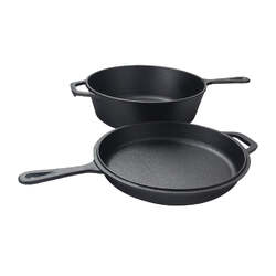 Wildtrak Cast Iron Combo Cooker 3.2 Qrt 26 X 8Cm