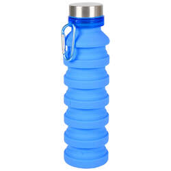 Wildtrak Expanda Water Bottle 550Ml Silicon W Carabiner 2Asst Clr