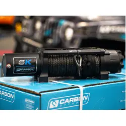 Carbon Offroad Long Drum 6000lb ATV/Small 4X4 Winch