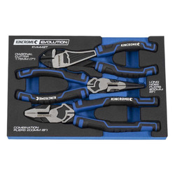 Kincrome Evolution 3 Piece Pliers Eva Tray