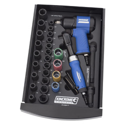 Kincrome Contour 30 Piece Air Impact Tools & Impact Sockets Eva Tray