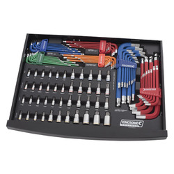 Kincrome Contour 106 Piece Hex / Torxft Keys & Sockets Eva Tray