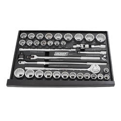 Kincrome Contour 37 Piece Sockets & Accessories Eva Tray