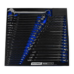 Kincrome Trade Centre 38 Piece Combination Spanners Eva Tray