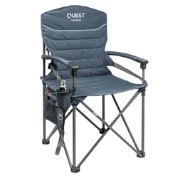 Castaway Hard Arm Camp Chair - Midnight