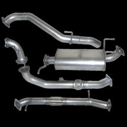 Hulk 4x4 Exhaust Kit To Suit Bt50/ Ford Ranger 3.0L Pj-Pk 2006-2010 S/Steel