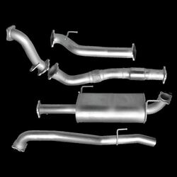 Hulk 4x4 Exhaust Kit To Suit Isuzu D-Max 4Wd 3.0L 4 Cyl 2007-10 S/St 4 Cyl