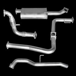 Hulk 4x4 Exhaust Kit To Suit Nissan Navara D40 2.5L 2007 Stainless Steel