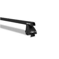 Rhino Rack Heavy Duty 2500 Black 2 Bar Roof Rack to suit TOYOTA Rav4 ACA33R 4dr SUV 06 to 12