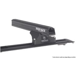 Rhino Rack Heavy Duty Rltp Black 2 Bar Roof Rack For Citroen Berlingo 2Dr Van 08/99 To 02/09