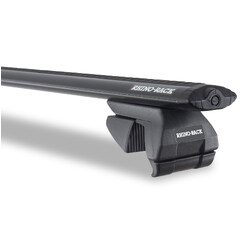 Rhino Rack Vortex SX Black 2 Bar Roof Rack to suit NISSAN Pathfinder  4dr 4WD With Roof Rails 05 to 13