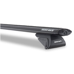 Rhino Rack Vortex SX Black 2 Bar Roof Rack to suit LINCOLN Navigator  5dr 4WD With Roof Rails 07 to 12