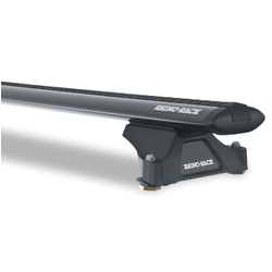 Rhino Rack Vortex RLTP Black 1 Bar Roof Rack to suit FORD Transit Custom Gen1 2dr Van SWB 14 to 