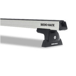 Rhino Rack Heavy Duty RLT600 Ditch Mount Silver 2 Bar Roof Rack to suit SUZUKI APV  5dr Van 05 to 