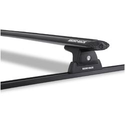 Rhino Rack Vortex Rlt600 Trackmount Black 2 Bar Roof Rack For Ford F450 4Dr Ute Crew Cab 01/08 On