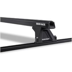 Rhino Rack Heavy Duty Rltf Trackmount Black 2 Bar Roof Rack For Toyota Hiace Sbv 2Dr Van Swb/Lwb 11/99 To 02/05