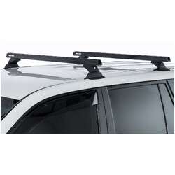 Rhino Rack Heavy Duty RCH Black 1 Bar Roof Rack (Front) to suit VOLKSWAGEN Amarok 2H 2dr Ute Single Cab 12 to 23