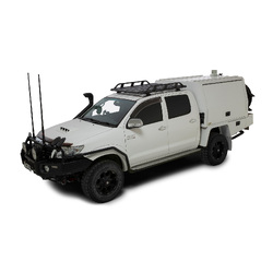 Rhino Rack Pioneer Tradie (1328mm x 1236mm) to suit TOYOTA Hilux Gen 7 4dr Ute Dual Cab 05 to 15