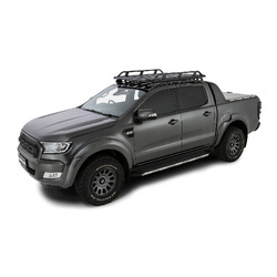 Rhino Rack Pioneer Tradie (1528mm x 1236mm) to suit FORD Ranger Wildtrak PX/PX2/PX3 4dr Ute Double Cab (With Roof Rails) 12 to 22