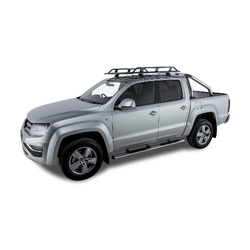 Rhino Rack Pioneer Tradie (1528mm x 1236mm) to suit VOLKSWAGEN Amarok 2H 4dr Ute Dual Cab 11 to 23