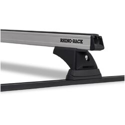 Rhino Rack Heavy Duty Rch Trackmount Black 2 Bar Roof Rack For Toyota Bundera 2Dr 4Wd Swb 01/85 To 01/89