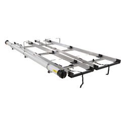 Rhino Rack Multislide Double 3.0m Ladder Rack System with Conduit to suit TOYOTA Hiace Gen 6 2dr Van LWB 19 to 