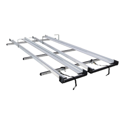 Rhino Rack CSL Double 3.0m Ladder Rack System to suit VOLKSWAGEN Transporter T6 2dr Van LWB (Standard Roof) 15 to 