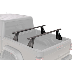 Rhino Rack Reconn-Deck 2 Bar Vortex Ute Tub System to suit RAM 2500 / 3500 Gen4 (6'4" BED WITH RAMBOX) with Utility Tracks installed 4dr Ute Crew Cab 