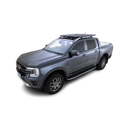 Rhino Rack Pioneer Platform (1328mm X 1236mm) with RX100 Legs to suit FORD Ranger Wildtrak Gen 2 (P703) 4dr Ute Double Cab (With Roof Rails) 22 to 