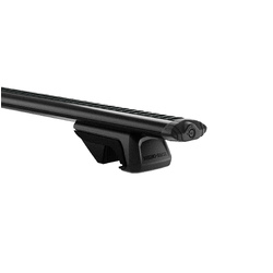 Rhino Rack Vortex RX Black 2 Bar Roof Rack to suit ALFA ROMEO 156  5dr Wagon With Roof Rails 00 to 06