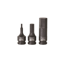 Kincrome Hex Impact Socket 12Mm X 60Mm 1/2" Drive