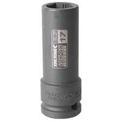 Kincrome Lok-On Deep Impact Socket 17Mm 1/2" Drive