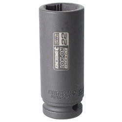 Kincrome Lok-On Deep Impact Socket 22Mm 1/2" Drive