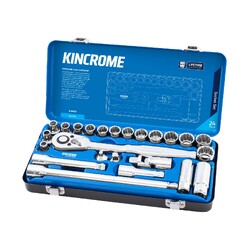 Kincrome Socket Set 24 Piece 1/2" Drive - Metric