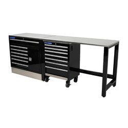 Kincrome Trade Centre Garage Set 3 Piece 14 Drawer