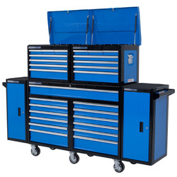 Kincrome Evolution Super Wide Dual Deep Chest, Trolley & Dual Side Locker Combo 31 Drawer