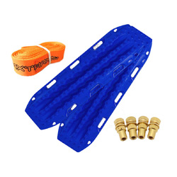 MAXTRAX MKII Blue Recovery Tracks With Brass Tyre Deflators