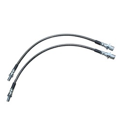 Brake Lines Braided 2-3 Inch (50-75mm) Front Suitable For LandCruiser 78/79 Series(with ABS) (PAIR) - L79BRBRL3FABS