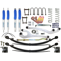 Superior Nitro Gas Twin Tube Superflex 5 Inch (125mm) Lift Kit Suitable For Toyota LandCruiser 78/79 Series 6 Cyl (Kit)