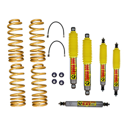 Superior 3 Inch (75mm) Lift Kit Suitable For Nissan Patrol GU 98-99 Wagon/98 on Ute with Tough Dog Shocks (Kit) - SUPNISGU13ES2A