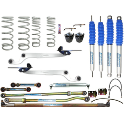 Superior Nitro Gas Twin Tube Hybrid Dropped Radius 6 Inch (150mm) Lift Kit Suitable For Nissan Patrol GQ (Kit)